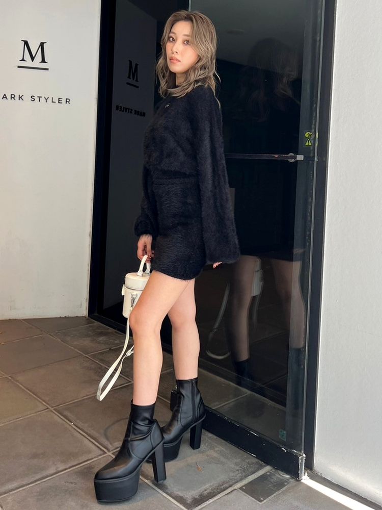 GYDA シャギータイトスカートライクショートパンツ