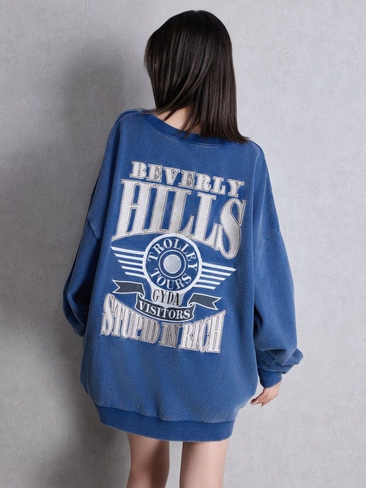 GYDA BEVERLY HILLS ドルマンスウェットトップス