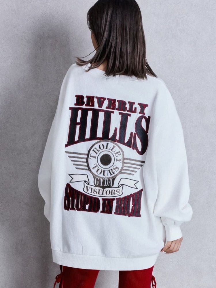GYDA BEVERLY HILLS ドルマンスウェットトップス