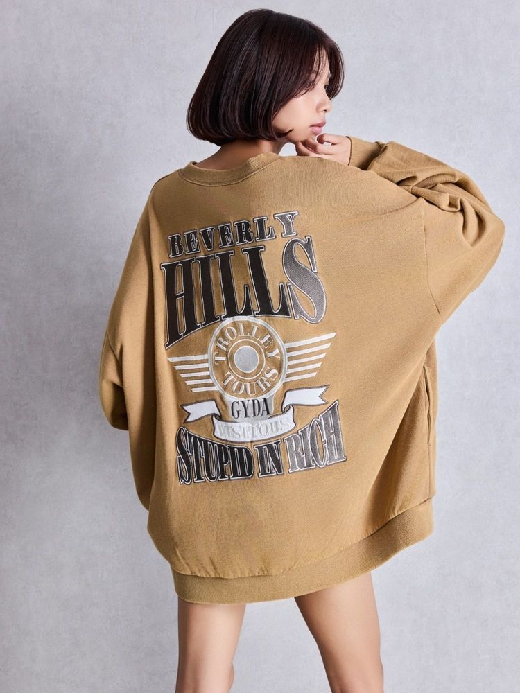 GYDA BEVERLY HILLS ドルマンスウェットトップス