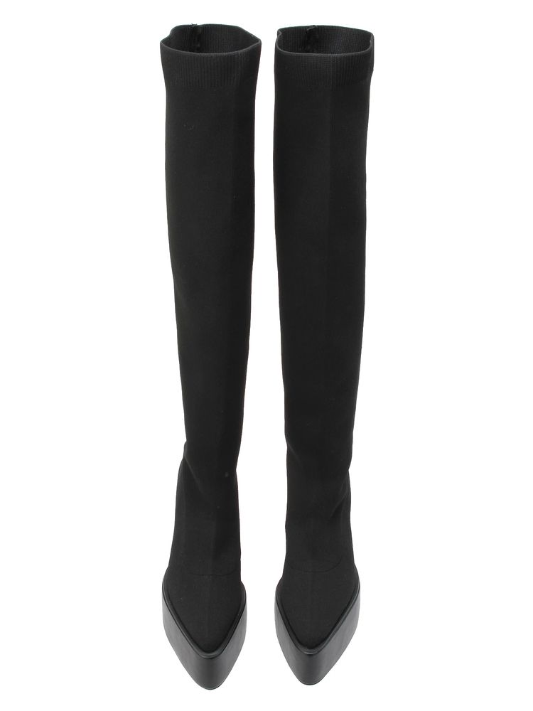 GYDA チャンキーソール KNEEニットブーツ