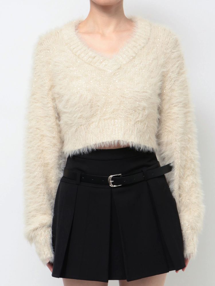 EMODA シャギーシークインズニット