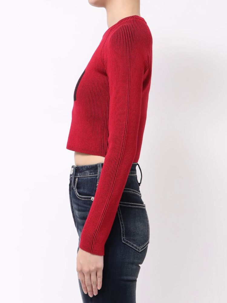 GYDA GG two color scheme ニットトップス