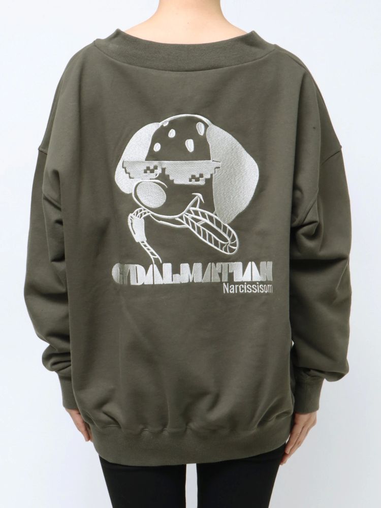 GYDA LMATIAN Vネックスウェットトップス