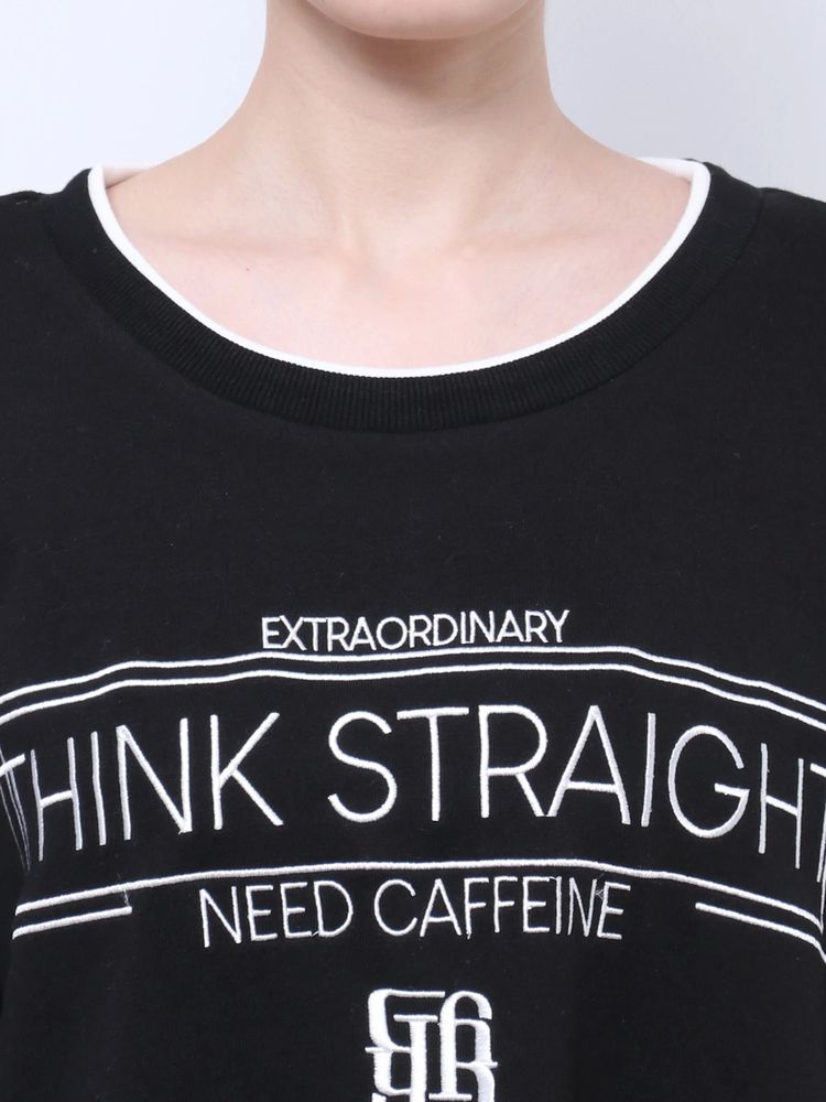 GYDA THINK STRAIGHTスウェットトップス