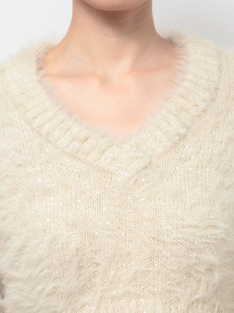 EMODA シャギーシークインズニット