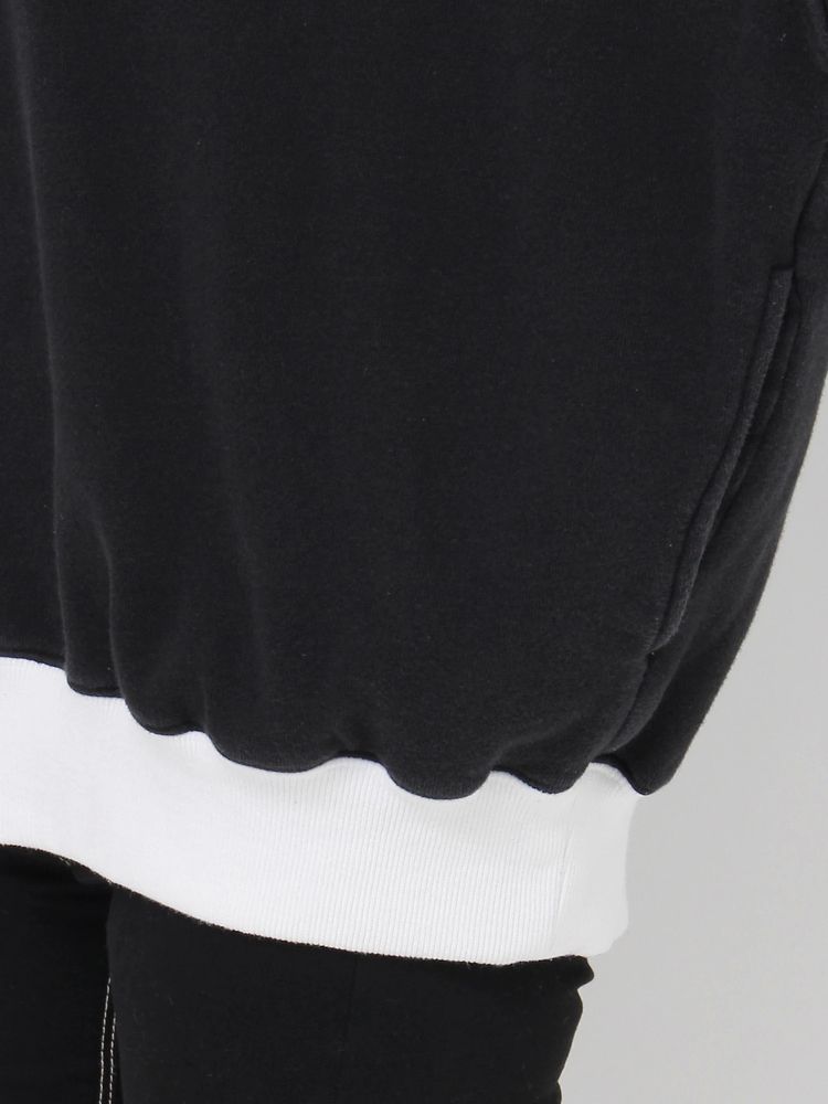 GYDA BICOLOR POSH BUNNY Vネックスウェットトップス