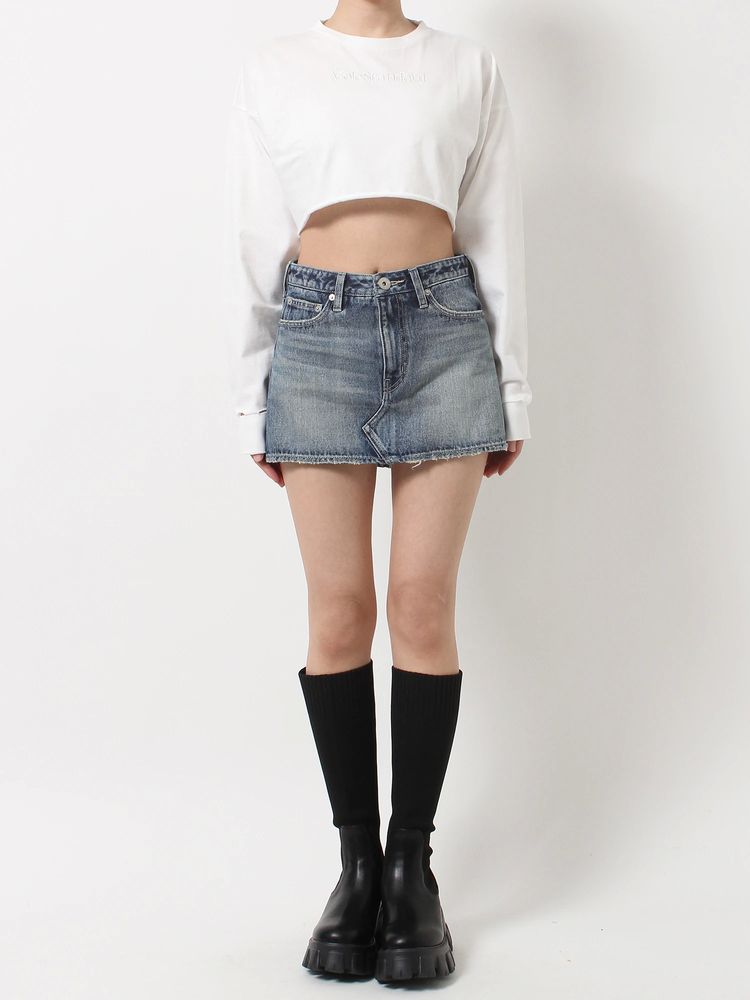 GYDA Vintage デニムスカートライクショートパンツ