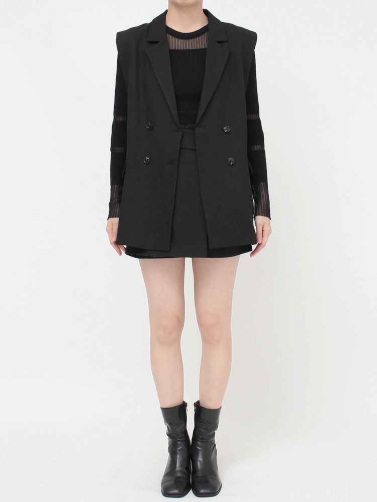 MURUA サイドベルトラップライクミニスカート