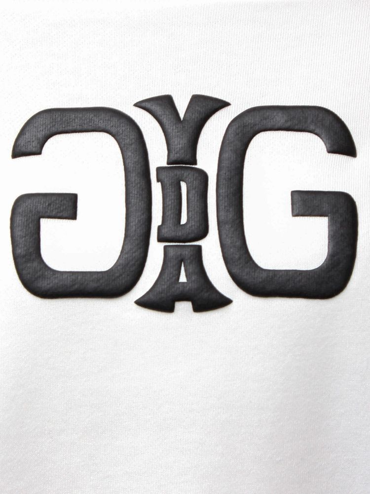 GYDA アームギャザー Symmetry GYDA オフショルスウェットトップス