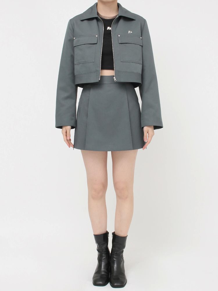 MURUA ステンカラージップブルゾン【セットアップ着用可】