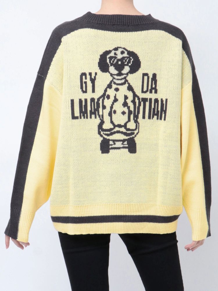 GYDA LMATIAN BICOLORニットトップス