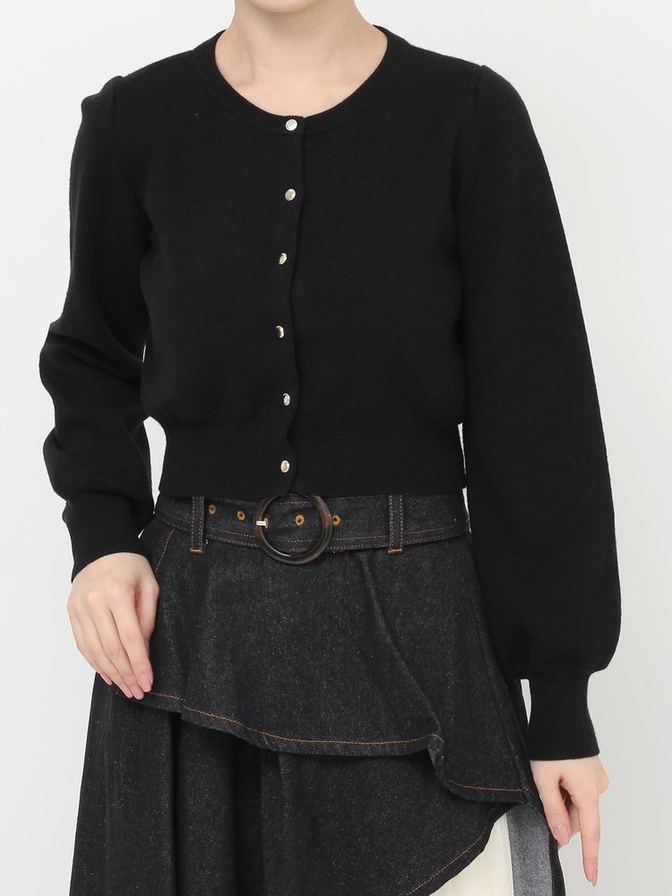 RESEXXY クルーネックニットカーディガン