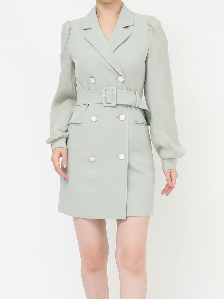 RESEXXY スリーブシアーミニワンピース