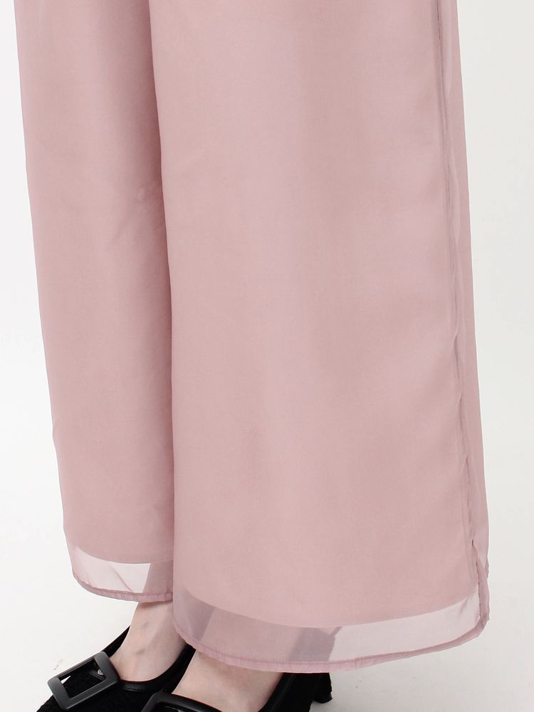 RESEXXY シアーレイヤードロングパンツ