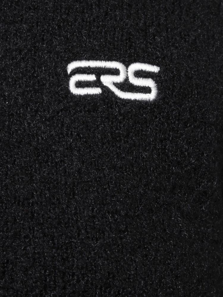 EVRIS ワンポイントファンシーヤーンニットトップス