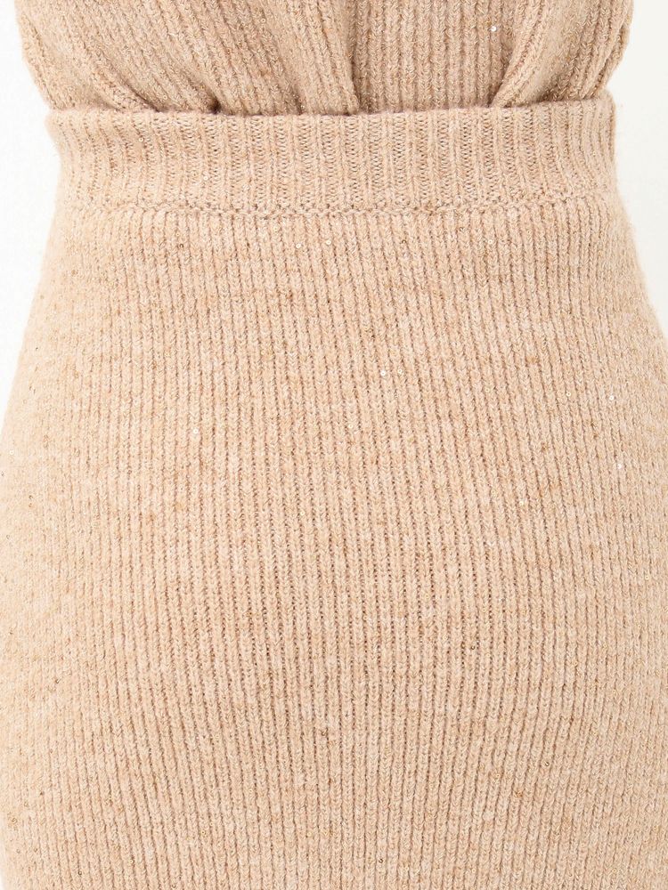 RESEXXY グリッターIラインニットスカート