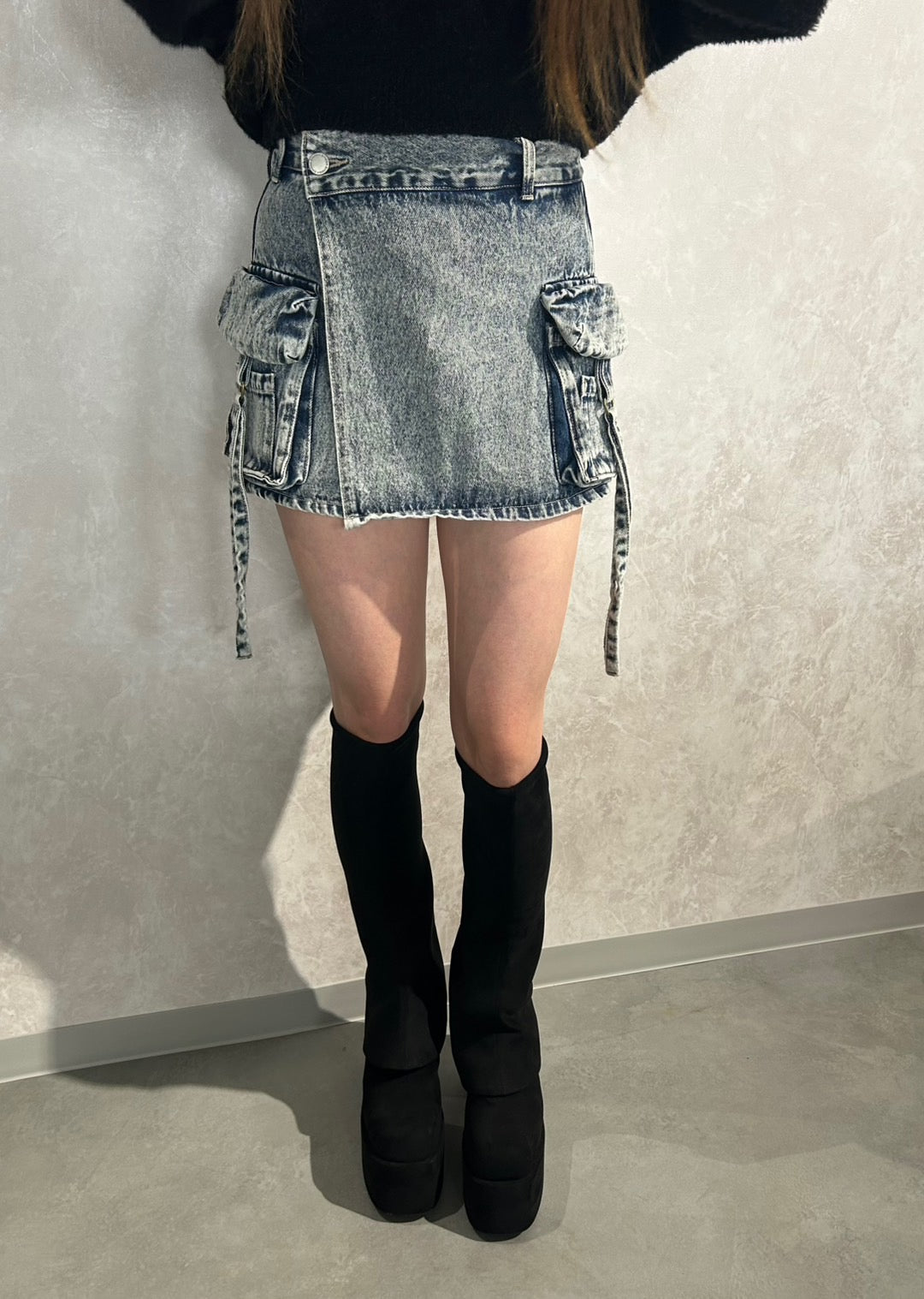 EMODA カーゴラップショートパンツ
