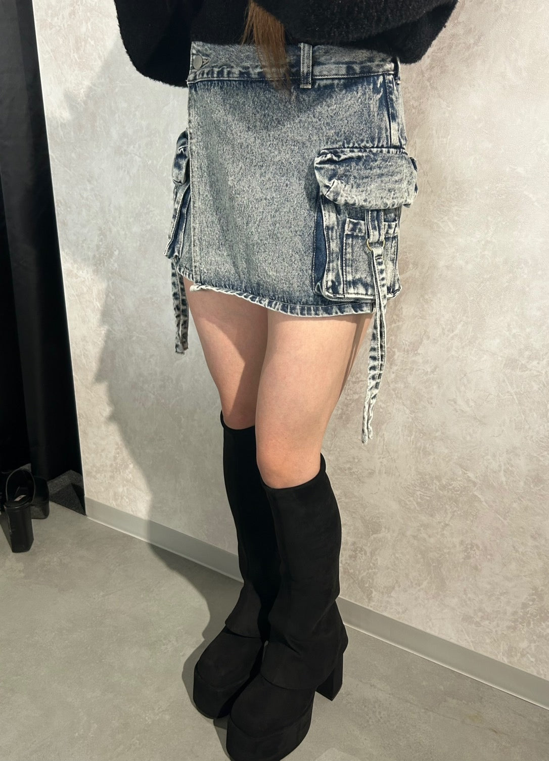 EMODA カーゴラップショートパンツ