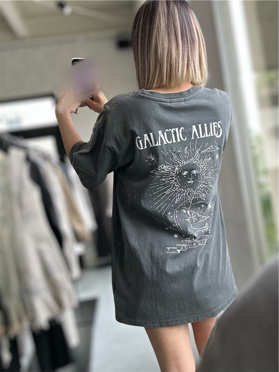 EVRIS ヴィンテージライクSUNNY BIG Tシャツ