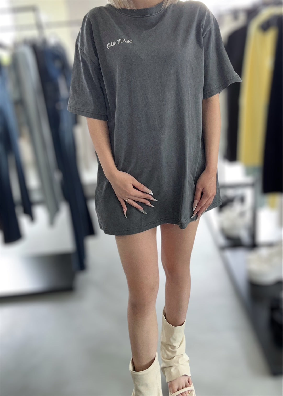 EVRIS ヴィンテージライクSUNNY BIG Tシャツ