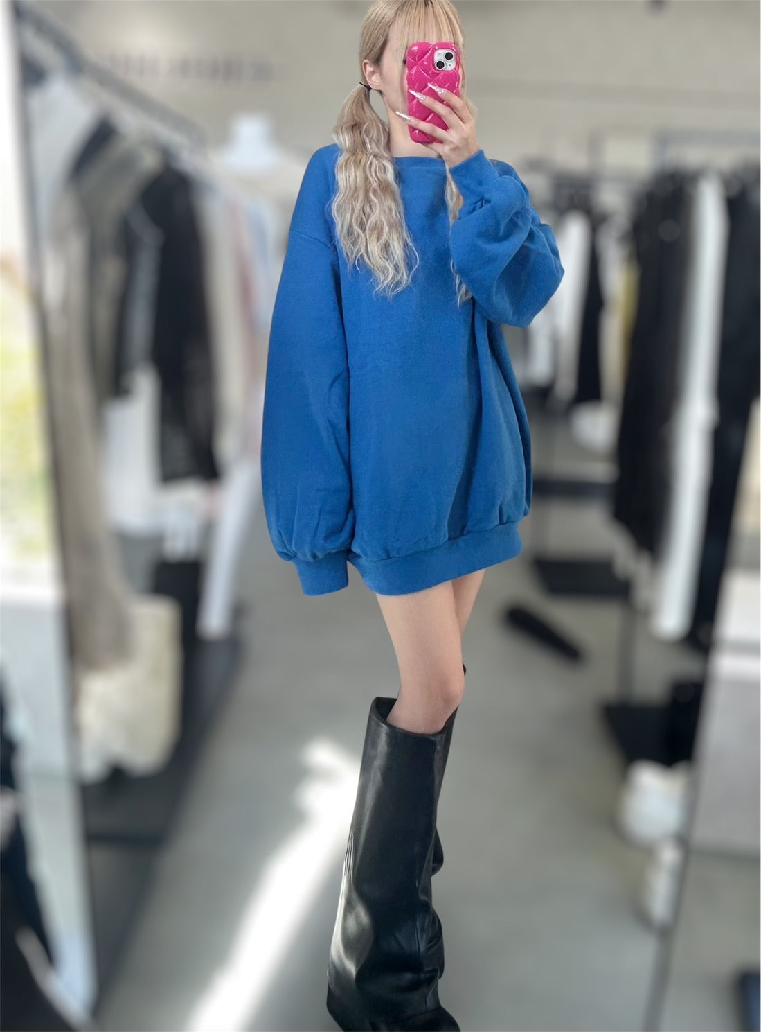 EMODA【WEB限定】オーバールーズロゴプルオーバー