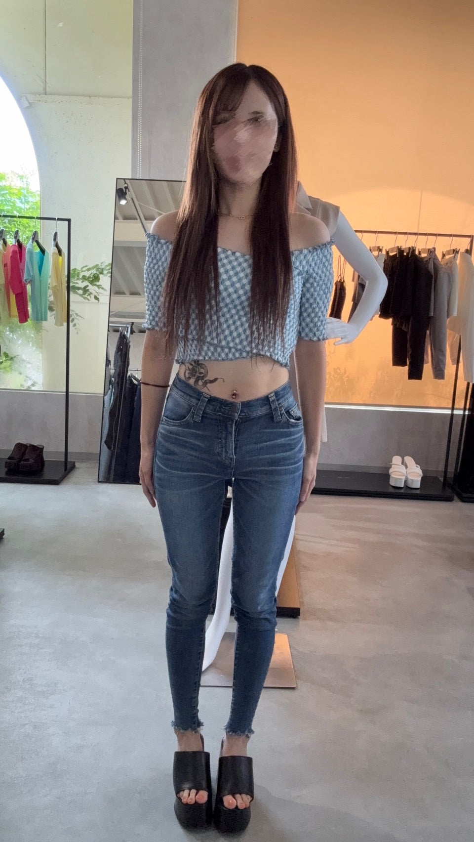 EMODA フィットクロスバンドトップ