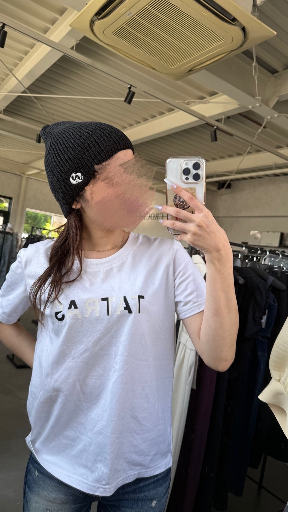 GYDA GD embroidery ニットCAP