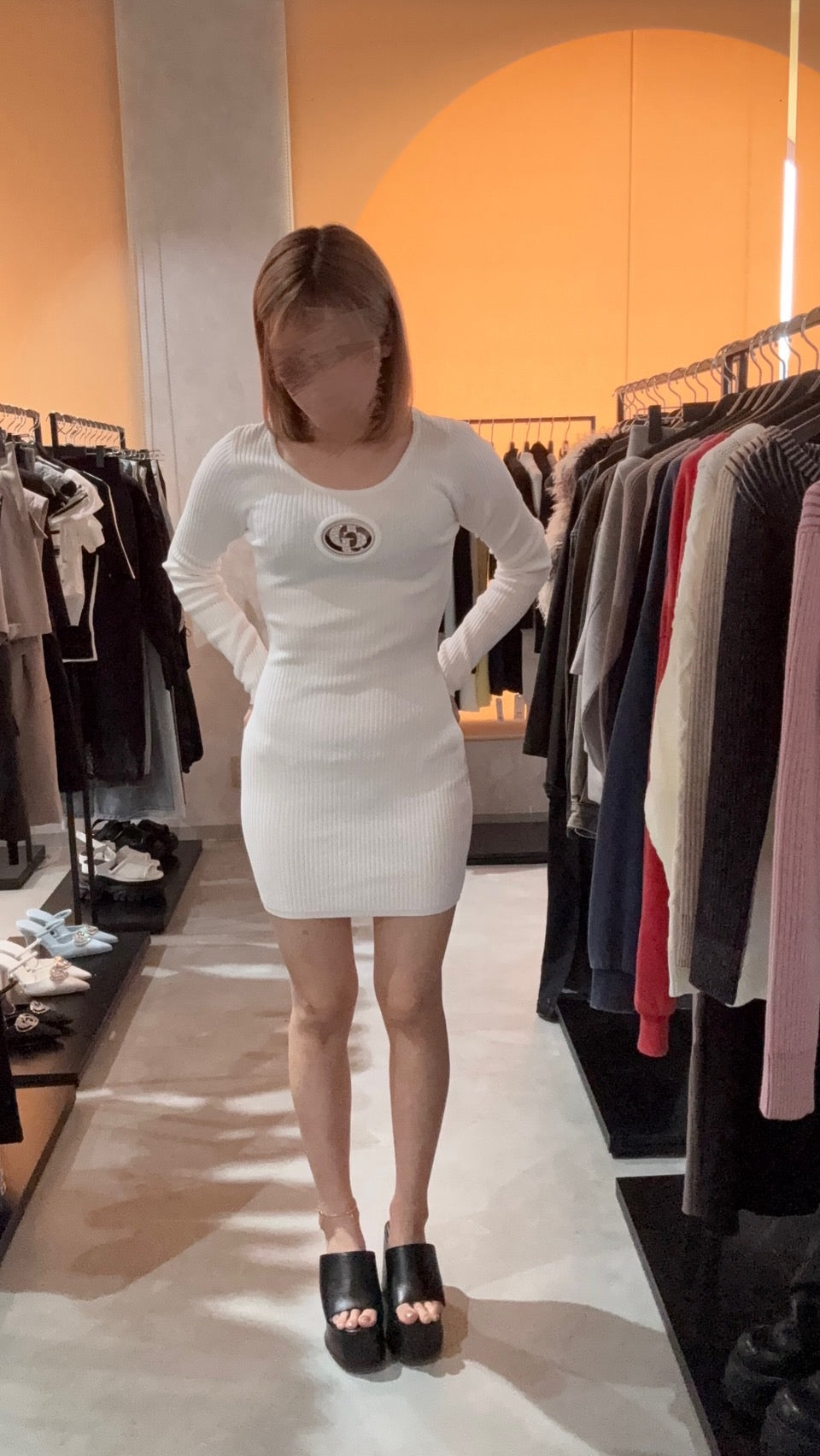 GYDA GD bijou MOLDニットワンピース
