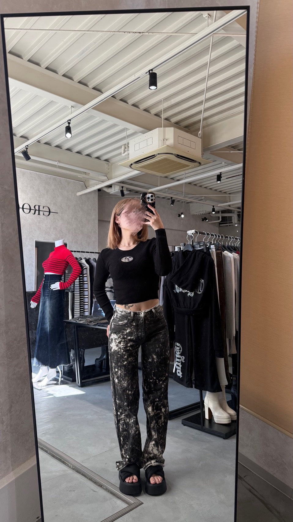 GYDA GD bijou MOLDニットトップス