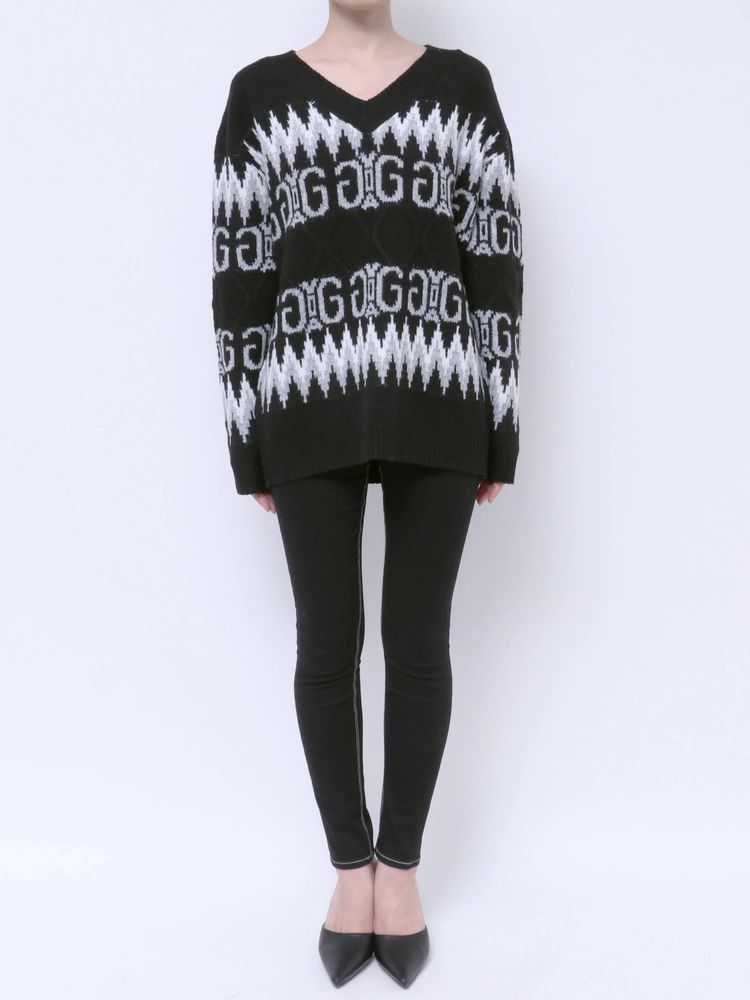 GYDA SymmetryGYDAノルディックニットトップス