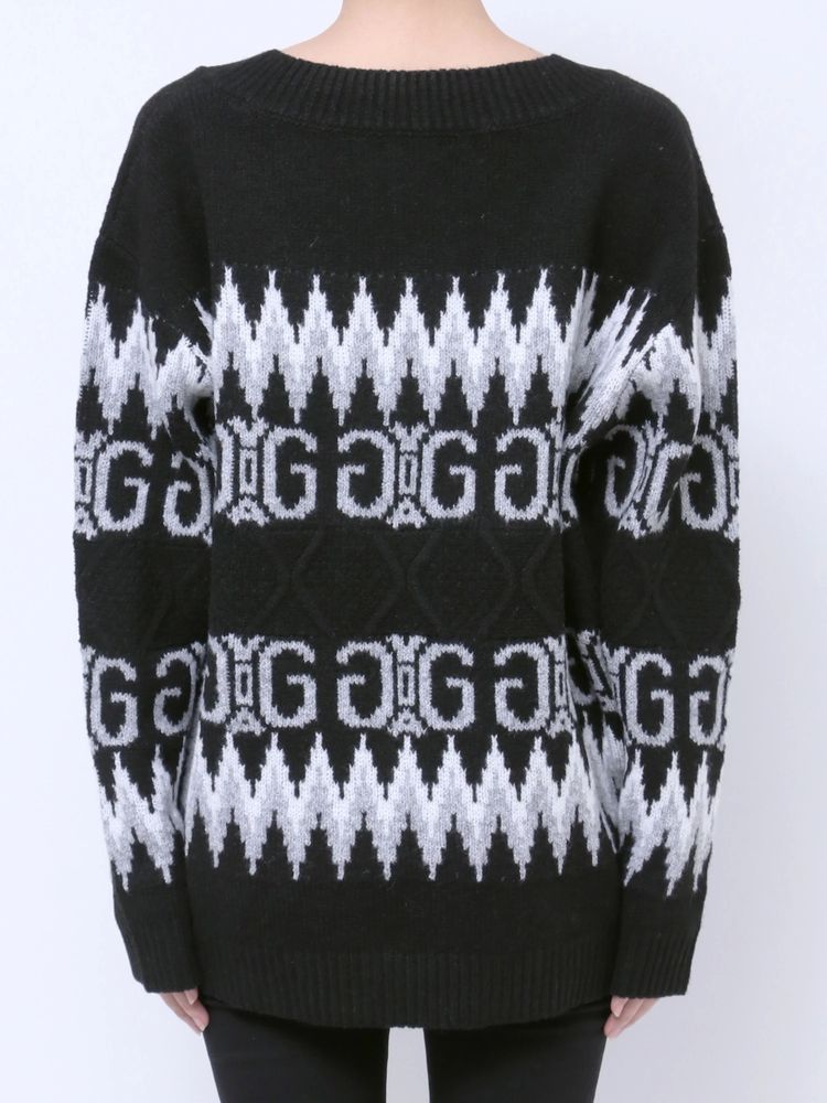 GYDA SymmetryGYDAノルディックニットトップス