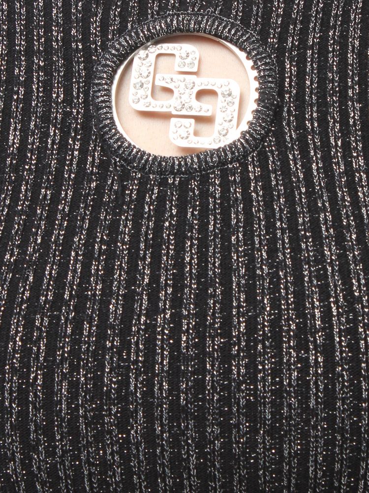 GYDA GG bijou MOLD ラメニットトップス