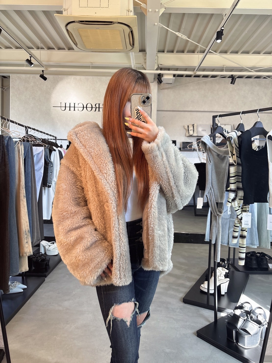 GYDA コクーンエコファーブルゾン