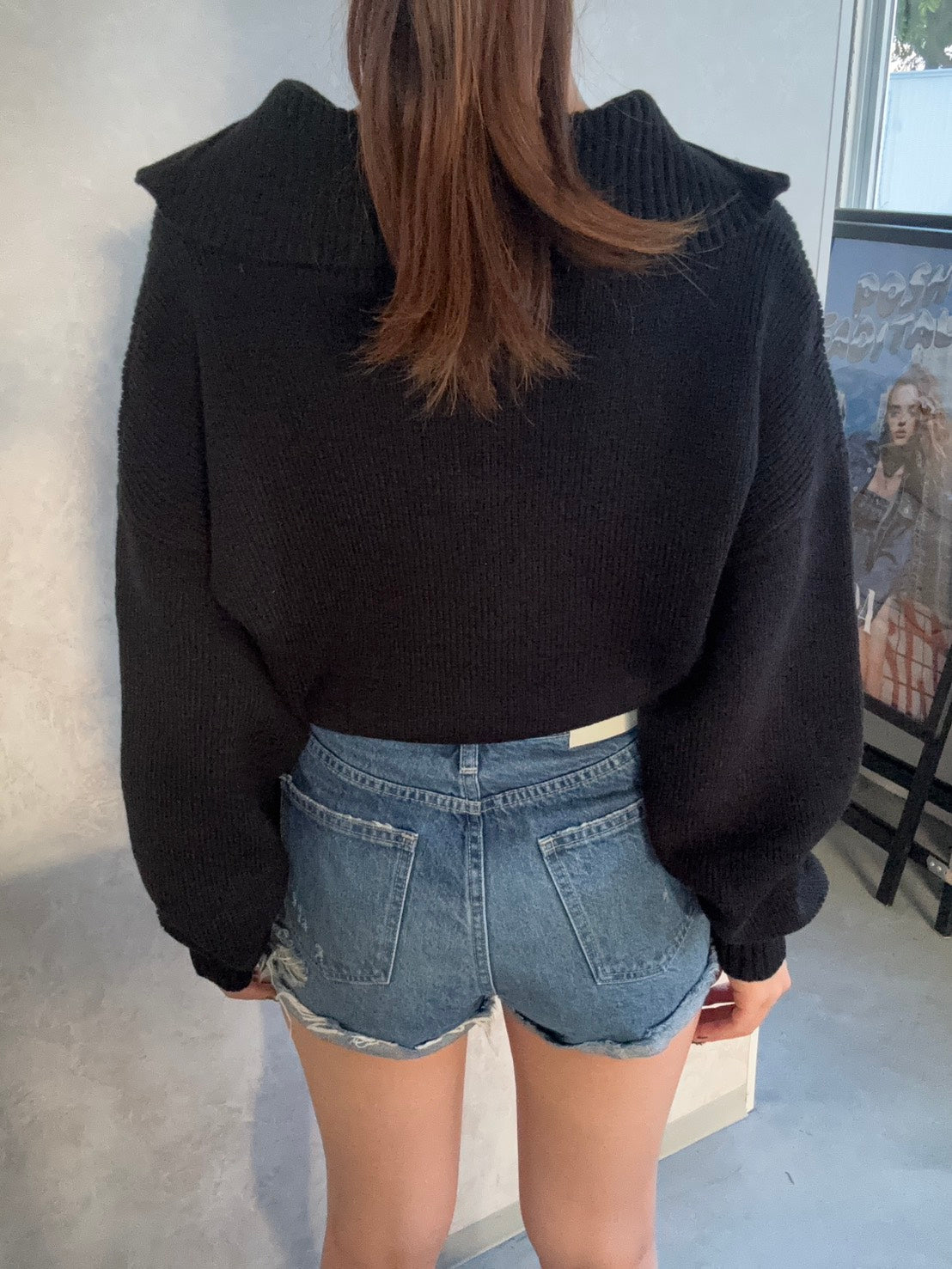EMODA チューズハーフジップニット