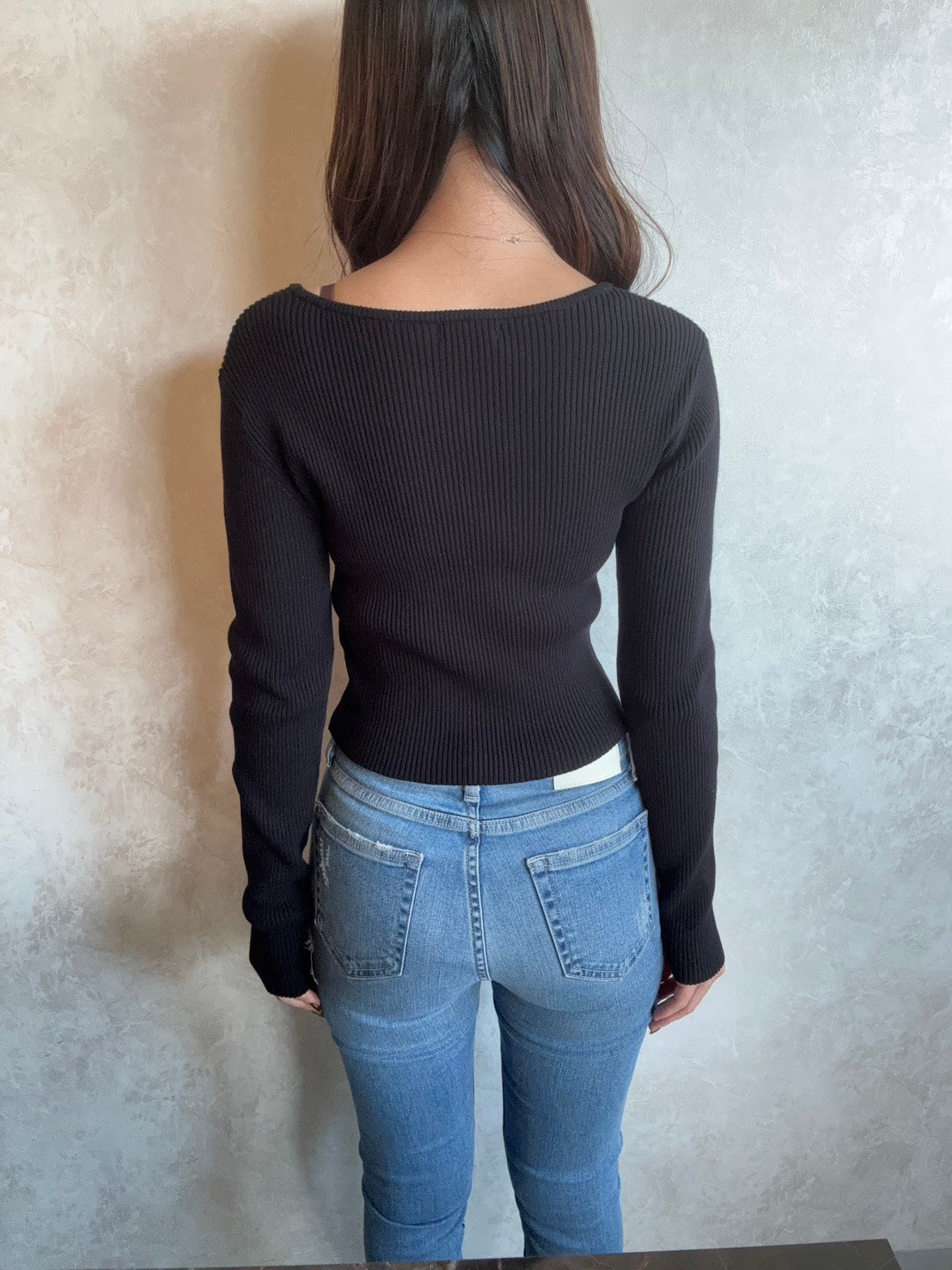 GYDA GGプレートlong sleeveニットトップス
