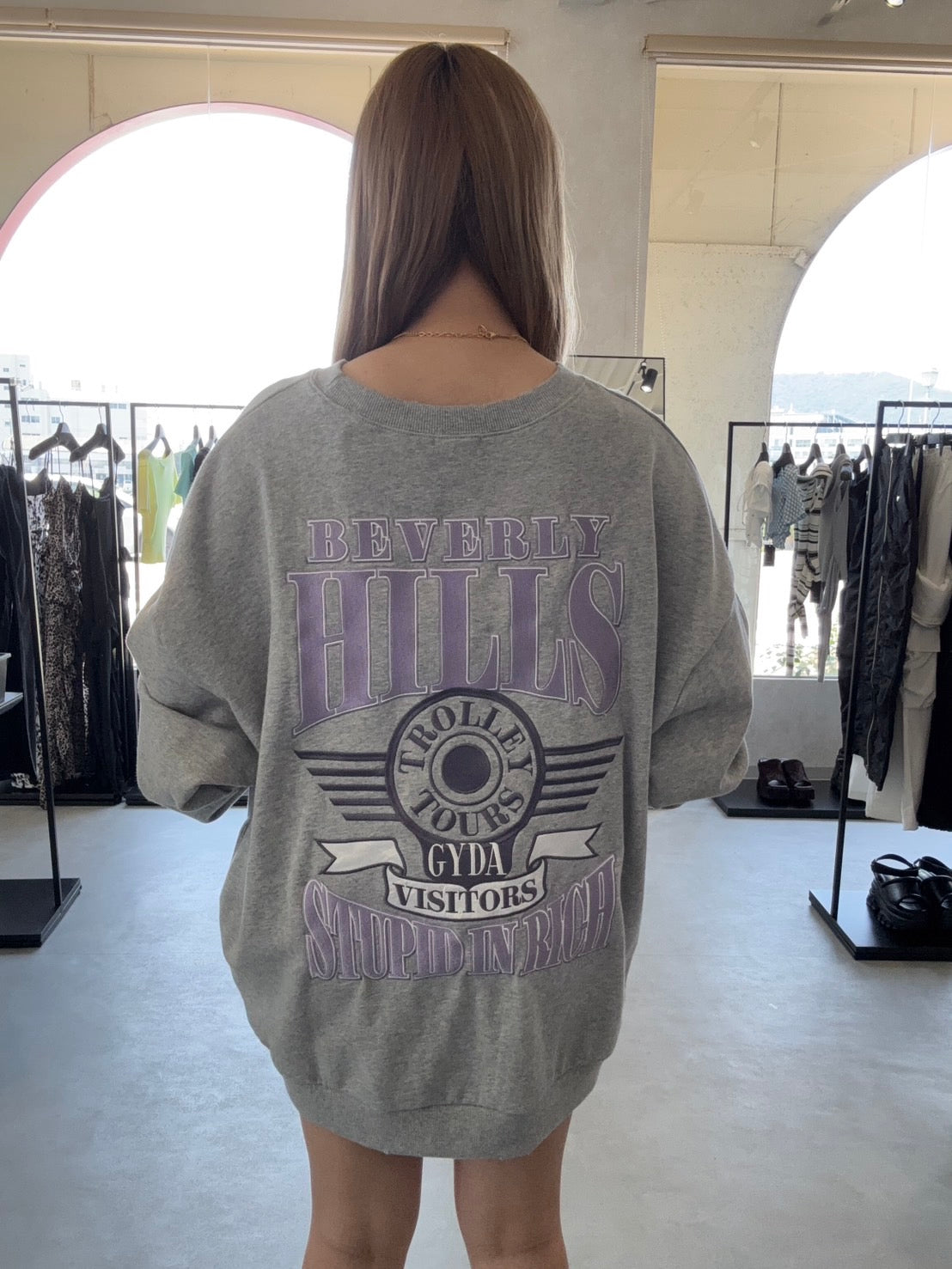 GYDA BEVERLY HILLS ドルマンスウェットトップス