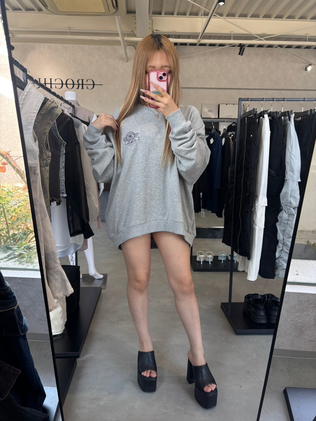 GYDA BEVERLY HILLS ドルマンスウェットトップス