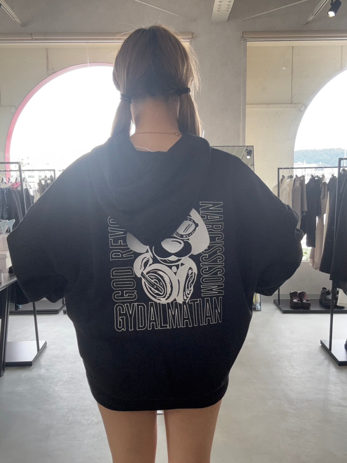 GYDA HEADPHONE GYDALMATIANスウェットパーカー