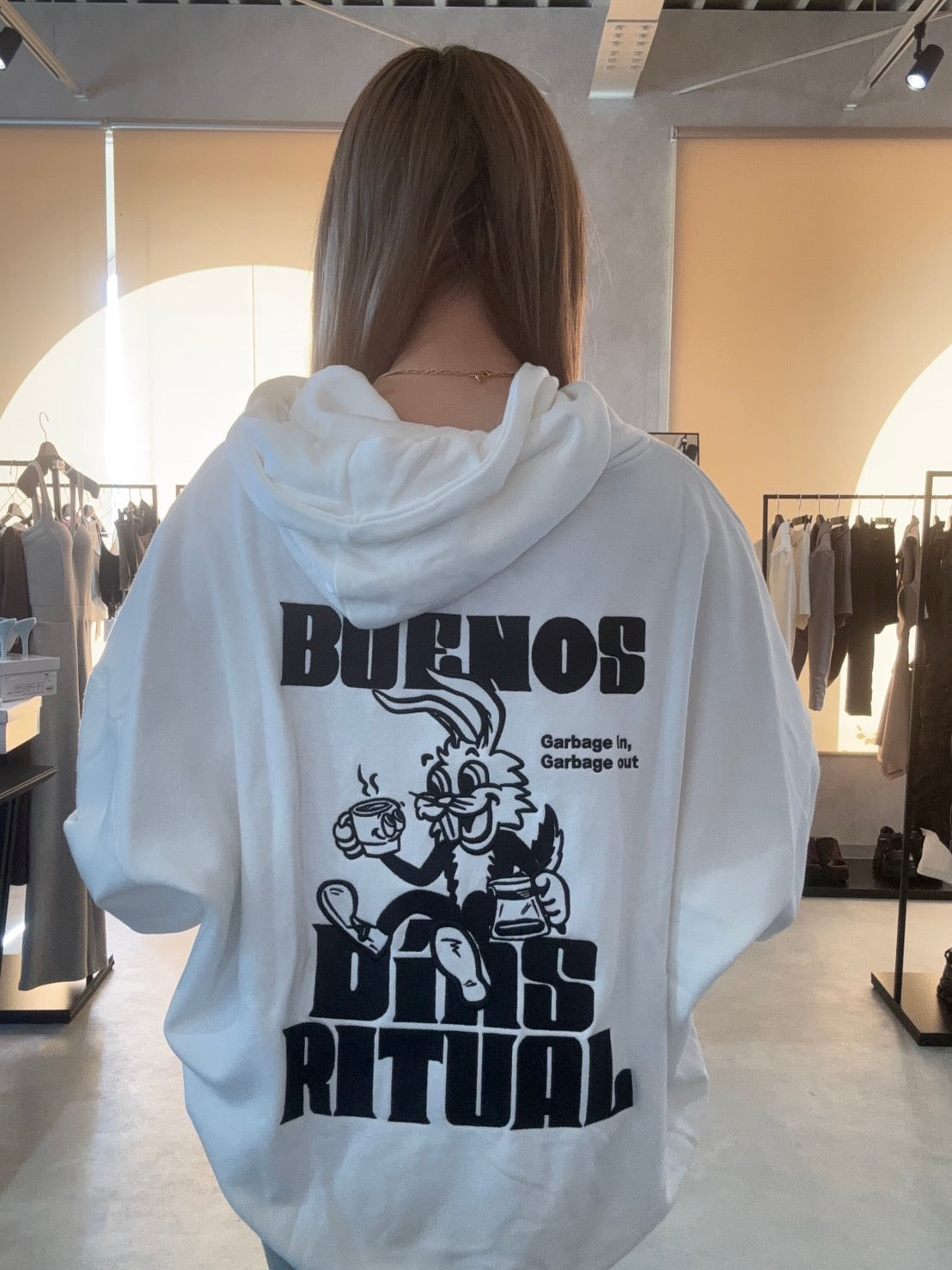 GYDA COFFEE BUNNY BIGスウェットパーカー
