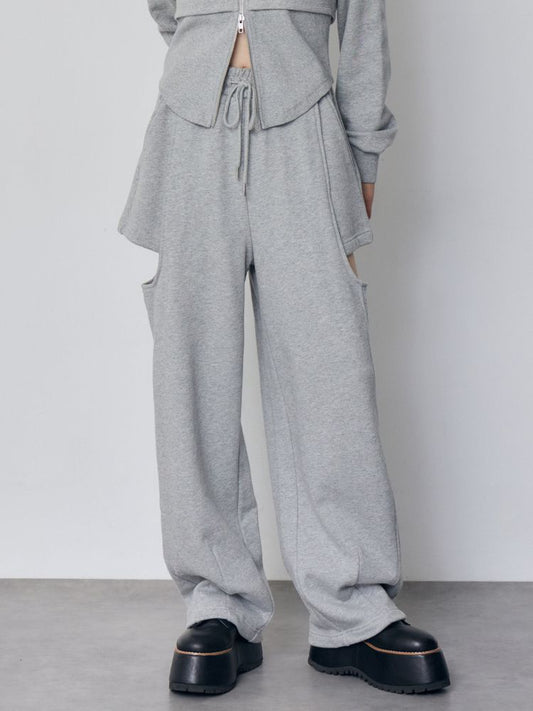 MURUA サイドカットストレートスウェットパンツ