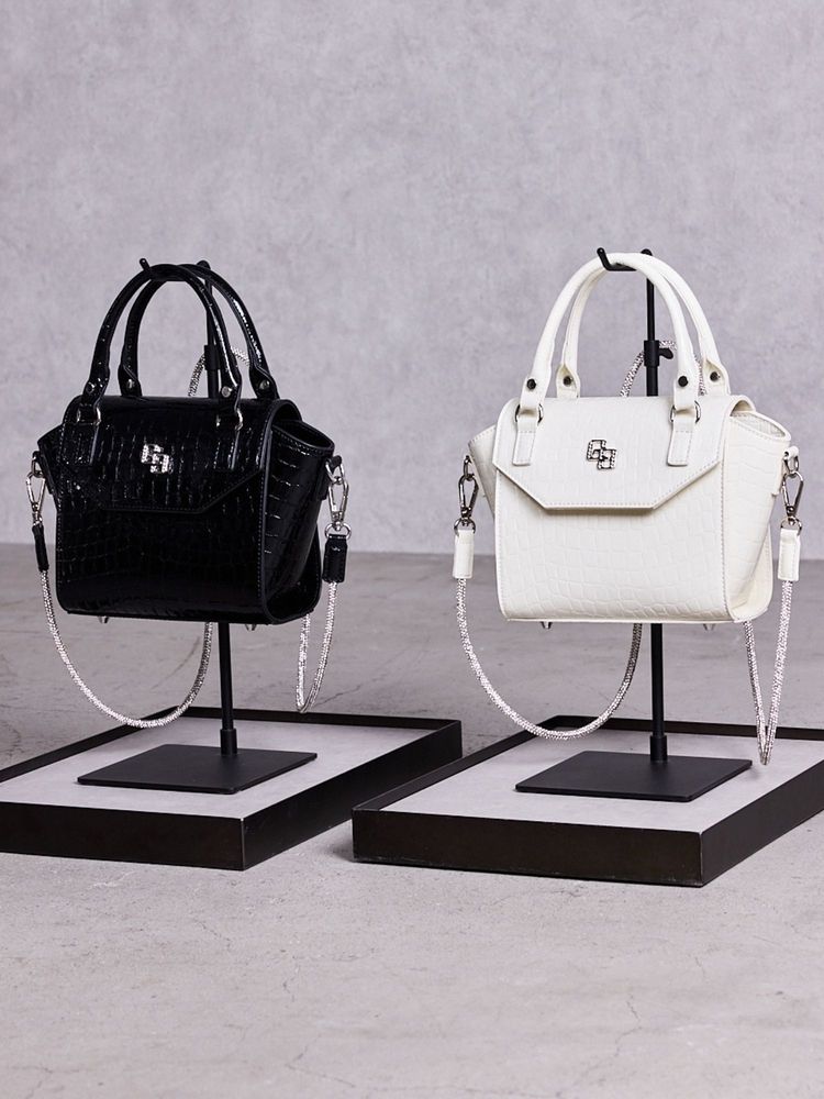 GYDA GG エナメルクロコ mini BAG