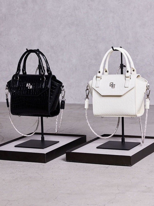 GYDA GG エナメルクロコ mini BAG
