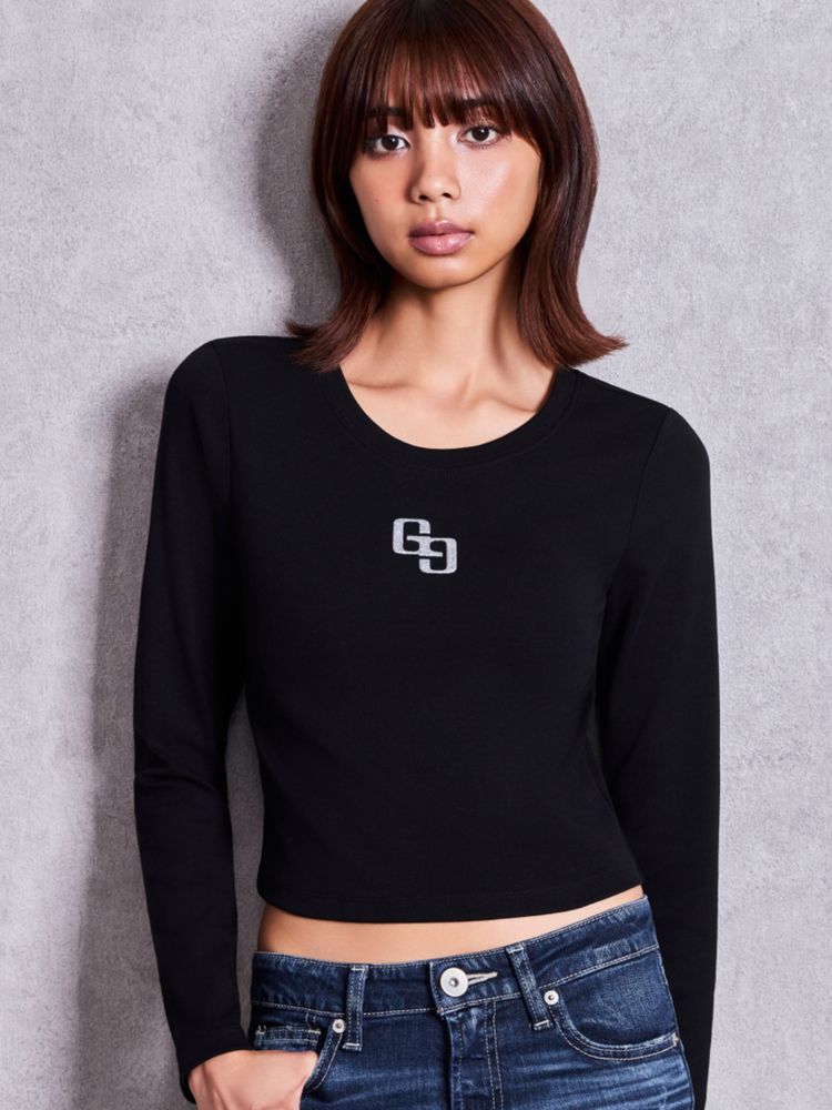 GYDA GLITTER GG long sleeve トップス