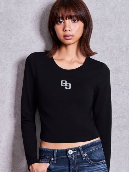 GYDA GLITTER GG long sleeve トップス