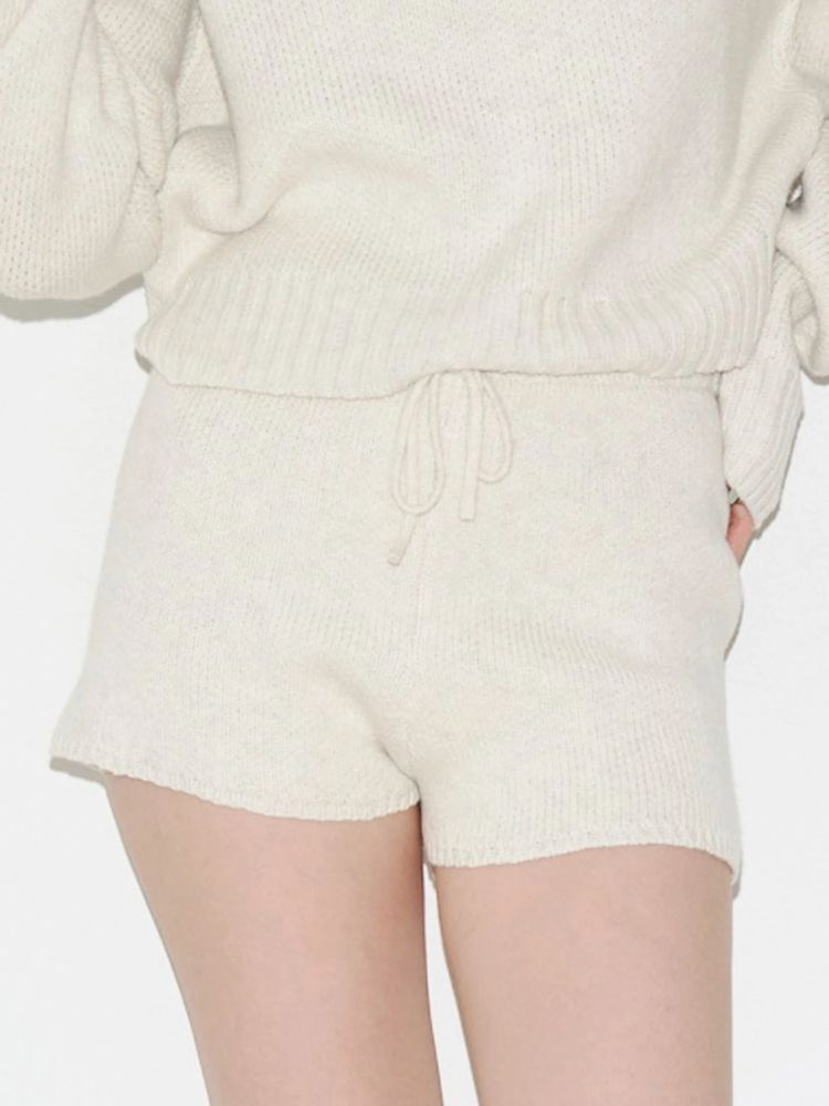 EVRIS ダブルジャガードニットショートパンツ【セットアップ着用可】