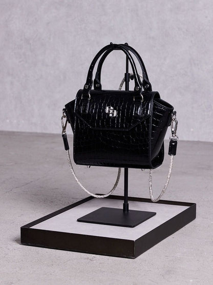 GYDA GG エナメルクロコ mini BAG