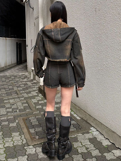 EMODA カーゴラップショートパンツ