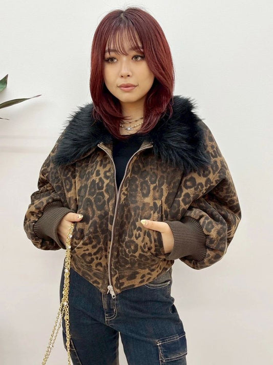 EVRIS 2WAYフェイクスウェードブルゾン