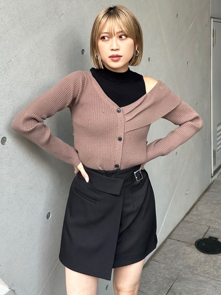 MURUA レイヤードライクアシメニット